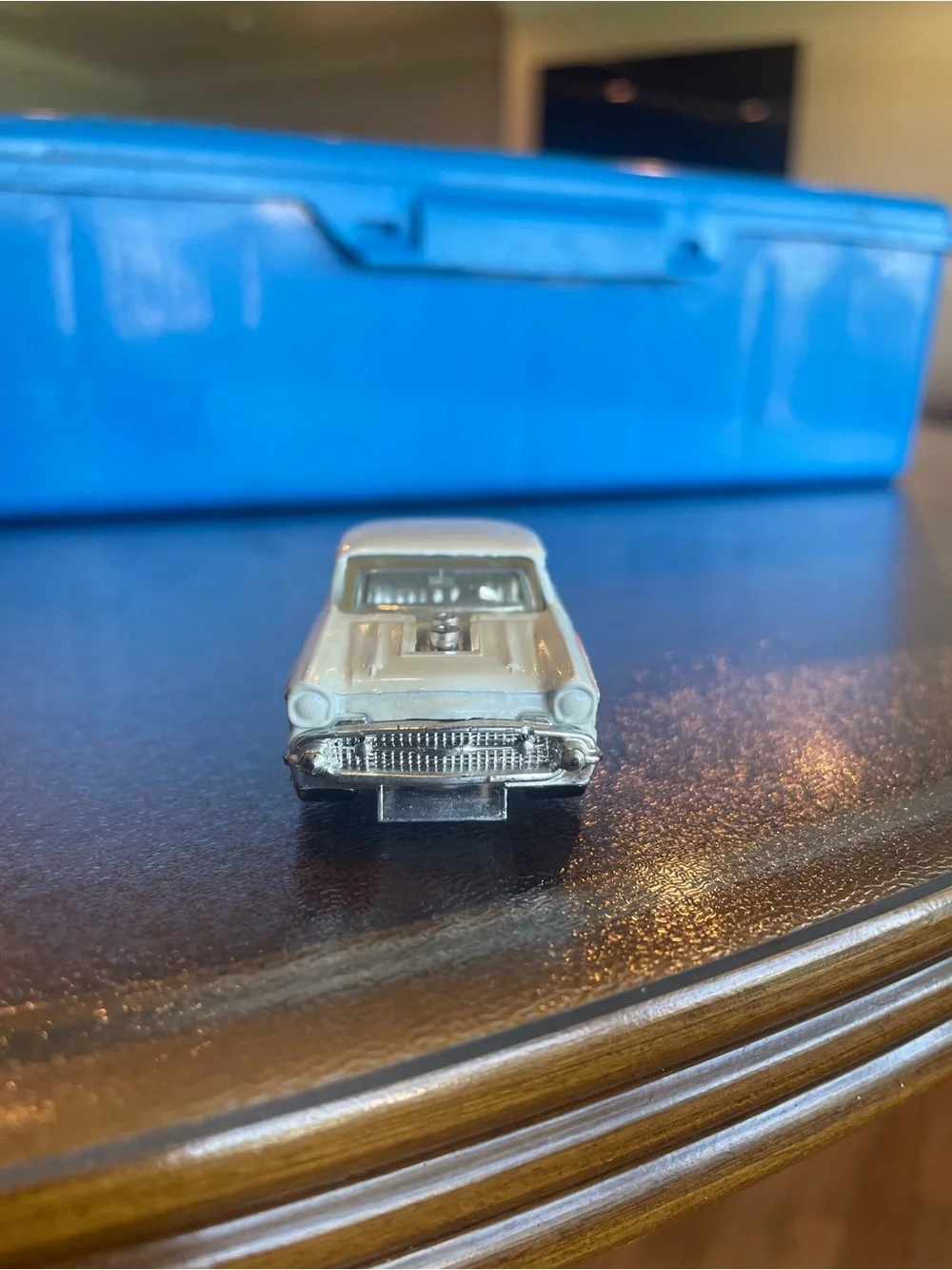 1996 Matchbox Super Fast MB-4 ‘57 Chevy Bel Air Hardtop White w/90s Graphics